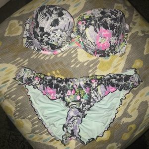 Victoria Secret Strapless Bikini Set